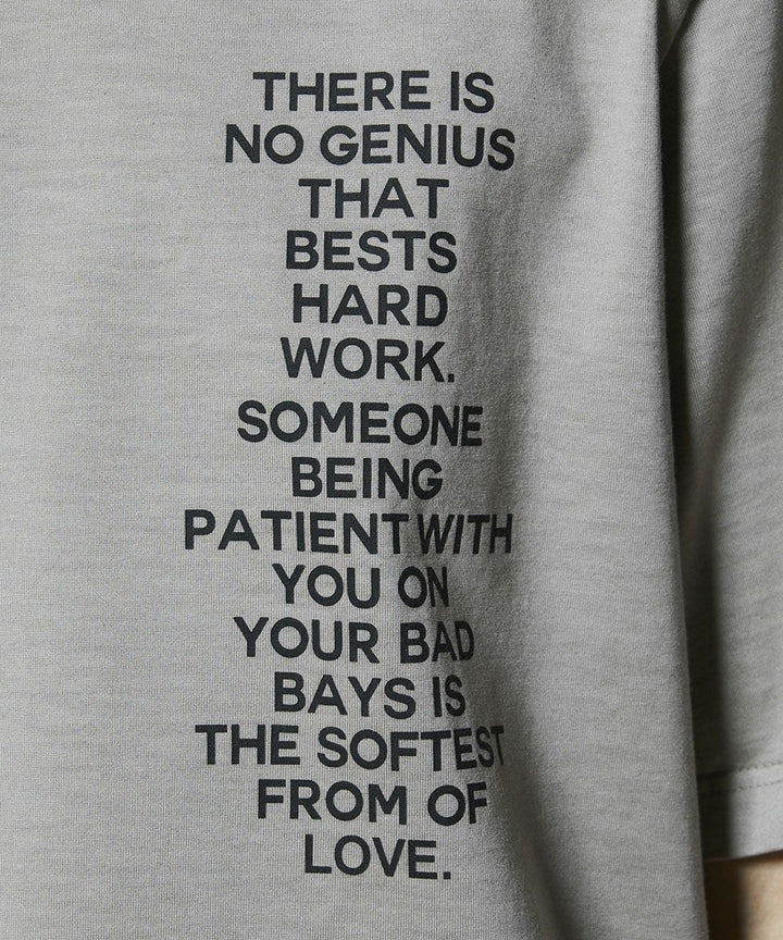 DSC / 플라워 백 프린트 빈티지 T셔츠