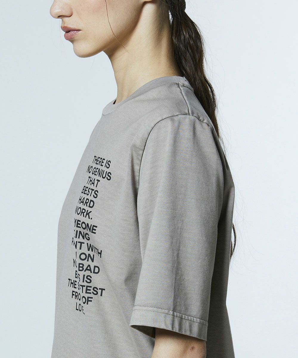 DSC / 플라워 백 프린트 빈티지 T셔츠