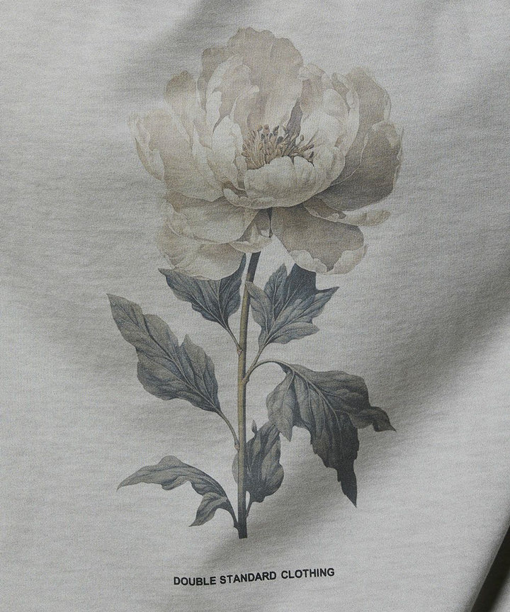 DSC / 플라워 백 프린트 빈티지 T셔츠