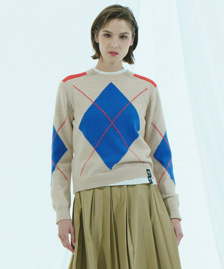 DSC / 아가일 볼륨 니트