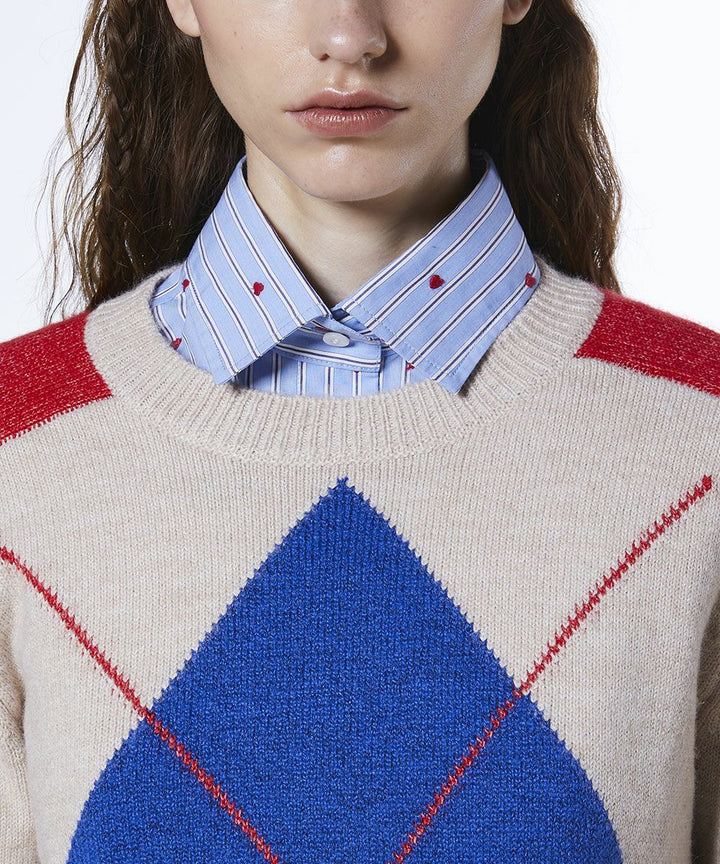 DSC / 아가일 볼륨 니트