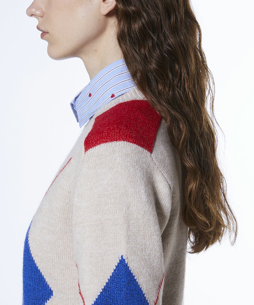 DSC / 아가일 볼륨 니트