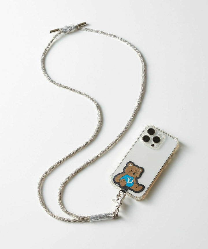 DSC/ 라인스톤 핸드폰 숄더스트랩