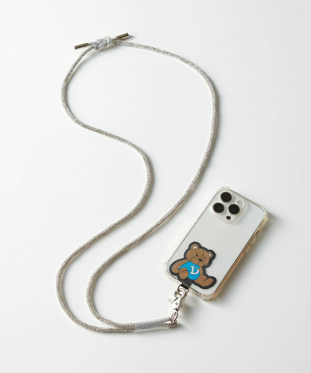 DSC/ 라인스톤 핸드폰 숄더스트랩