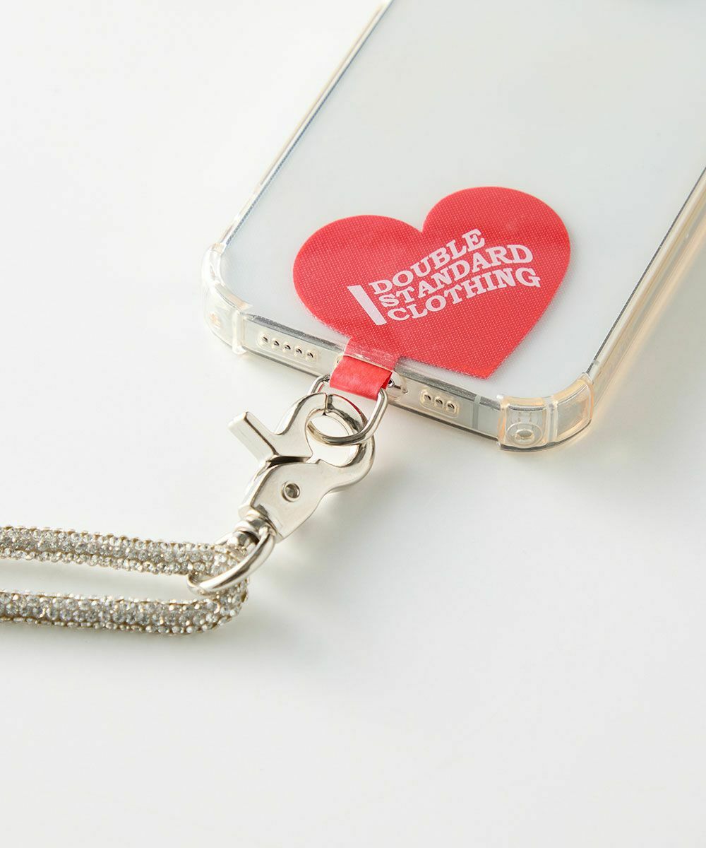 DSC/ 라인스톤 핸드폰 숄더스트랩