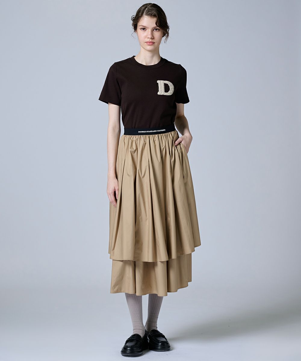 DSC / 타프타 레이어드 스커트
