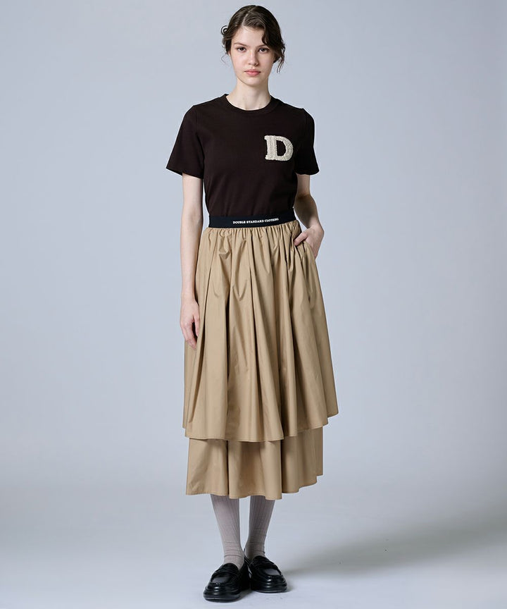 DSC / 타프타 레이어드 스커트