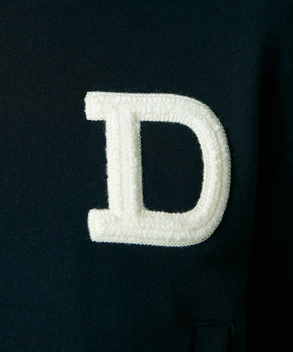 DSC / D로고 자수 우라기모 블루종