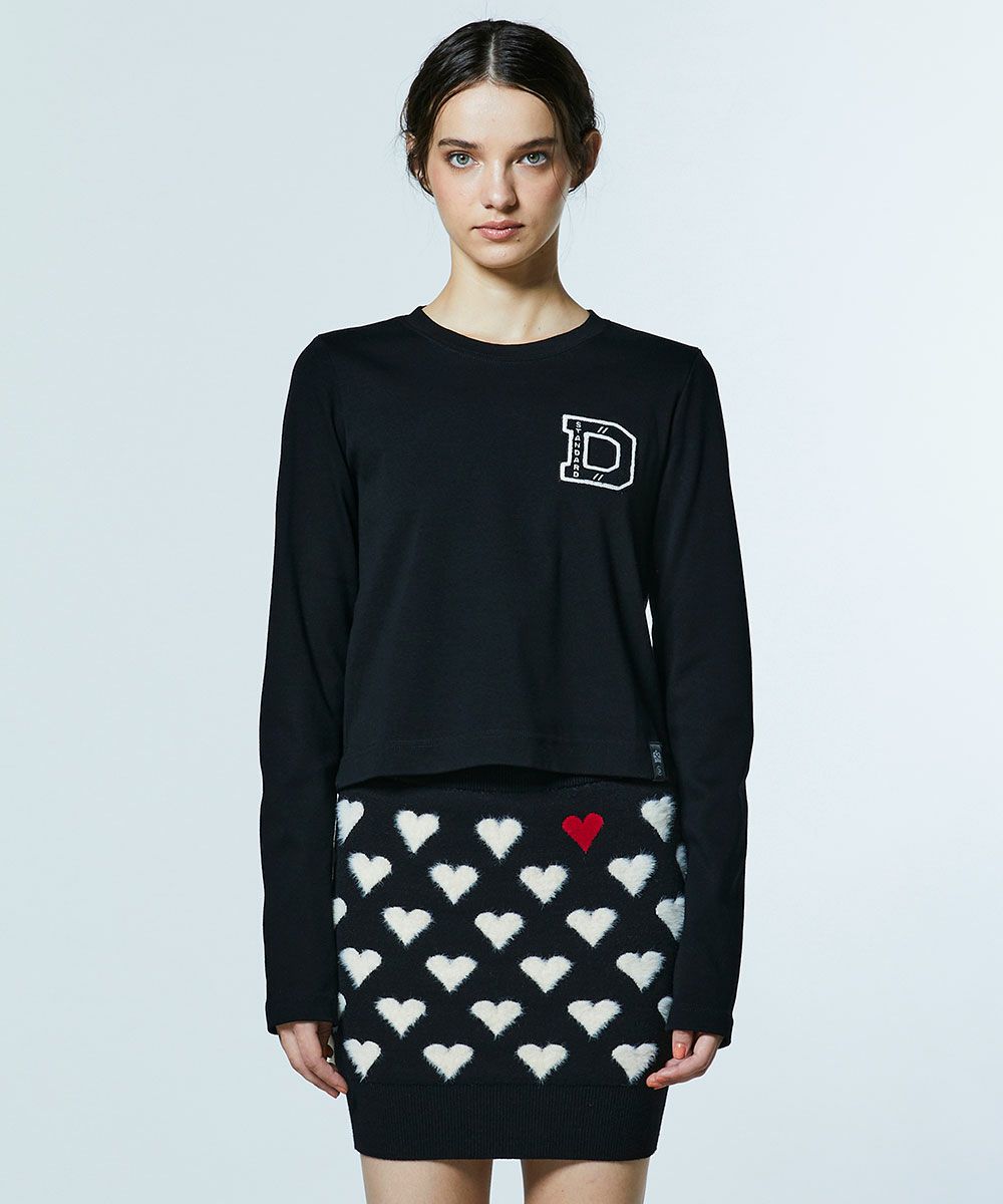 DSC / D로고 후라이스 롱T