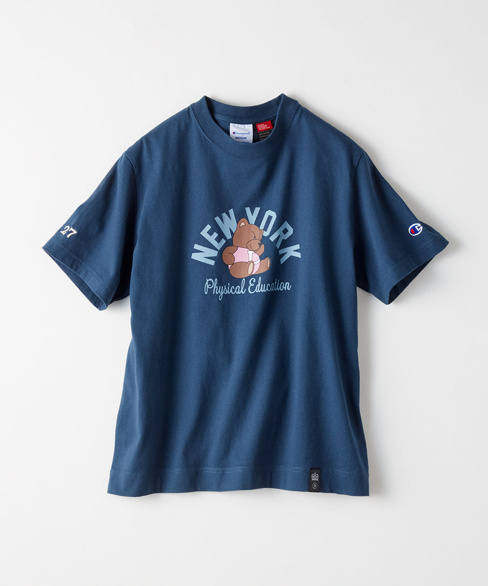 Champion×DSC / NY Bear Print T-Shirt(OUTLET)