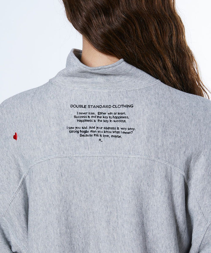 【Women's】Champion×DSC Reverse Weave Half Zip Sweat Shirt