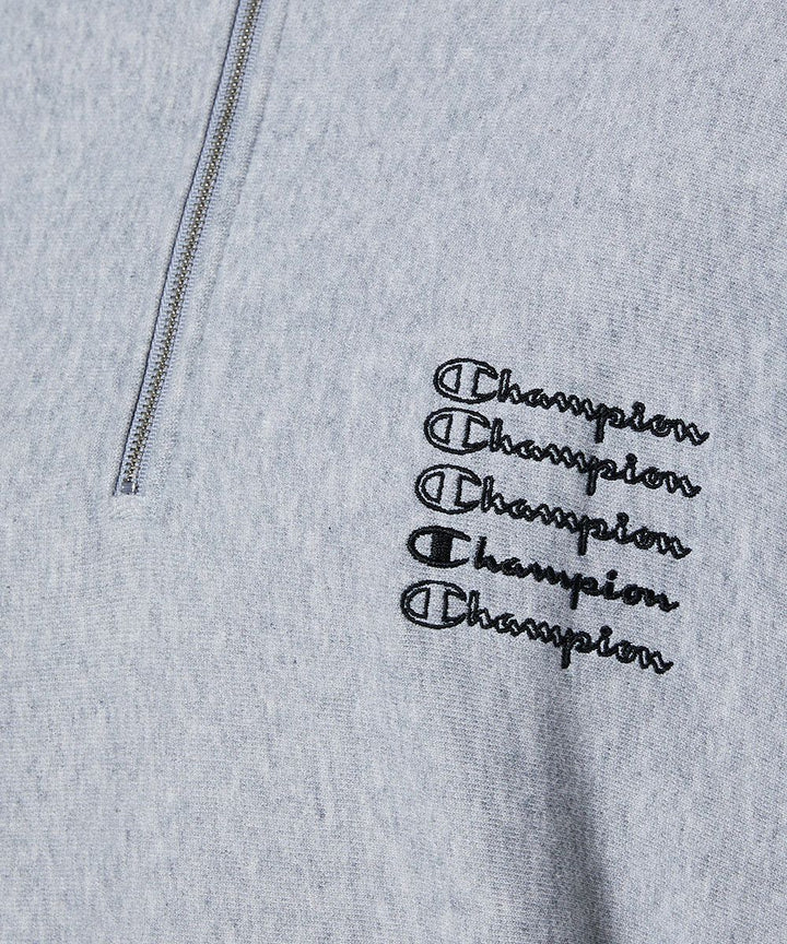 【Women's】Champion×DSC Reverse Weave Half Zip Sweat Shirt