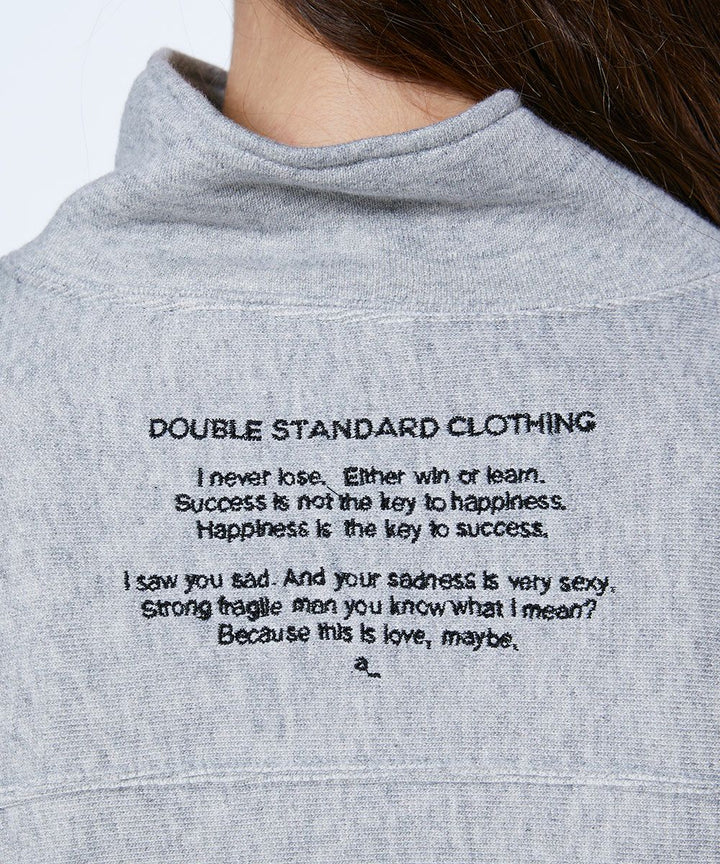 【Women's】Champion×DSC Reverse Weave Half Zip Sweat Shirt