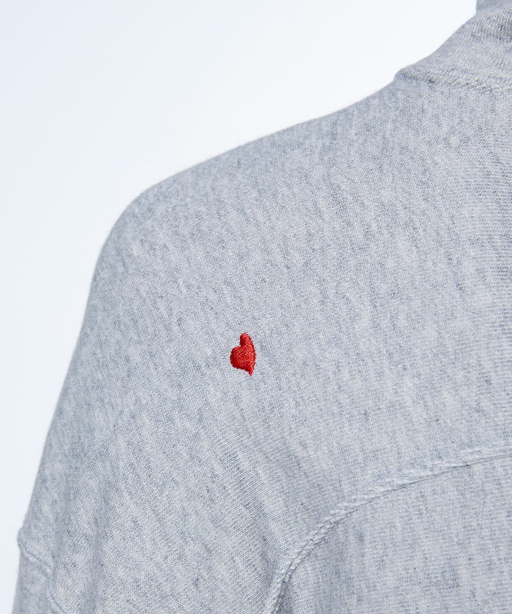 【Women's】Champion×DSC Reverse Weave Half Zip Sweat Shirt