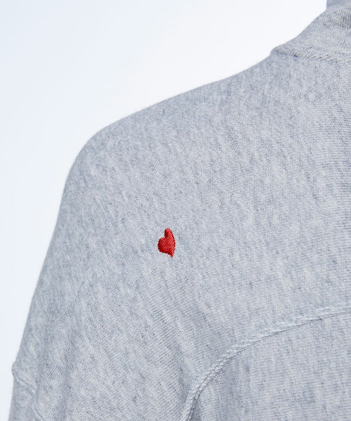 【Women's】Champion×DSC Reverse Weave Half Zip Sweat Shirt