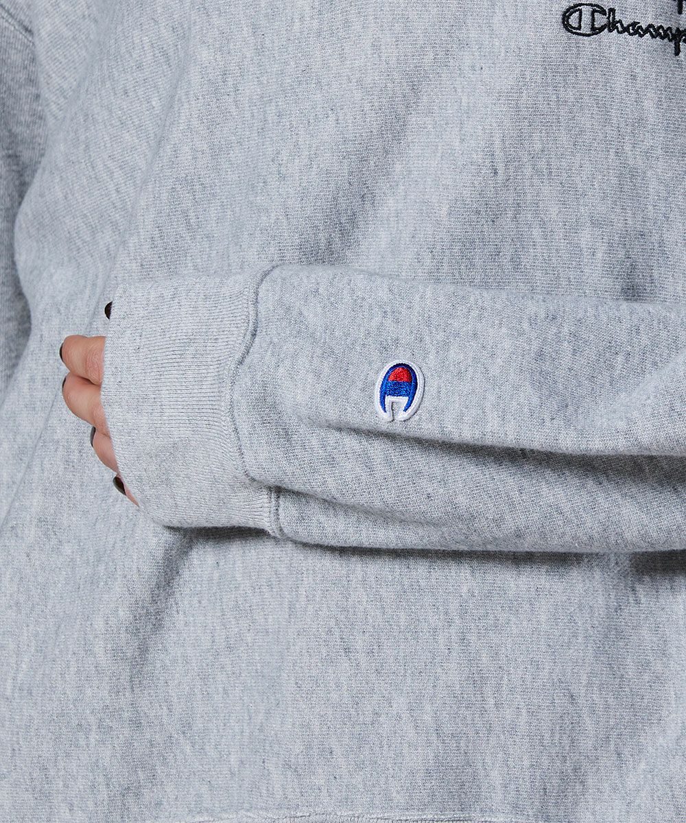 【Women's】Champion×DSC Reverse Weave Half Zip Sweat Shirt