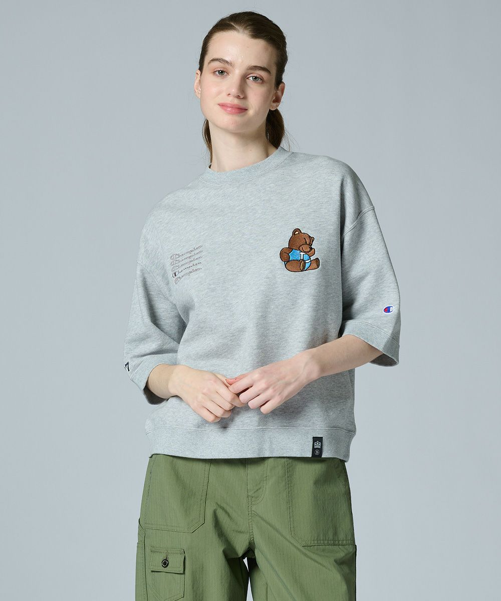 Champion×DSC/ NY Bear Embroidery Sweat