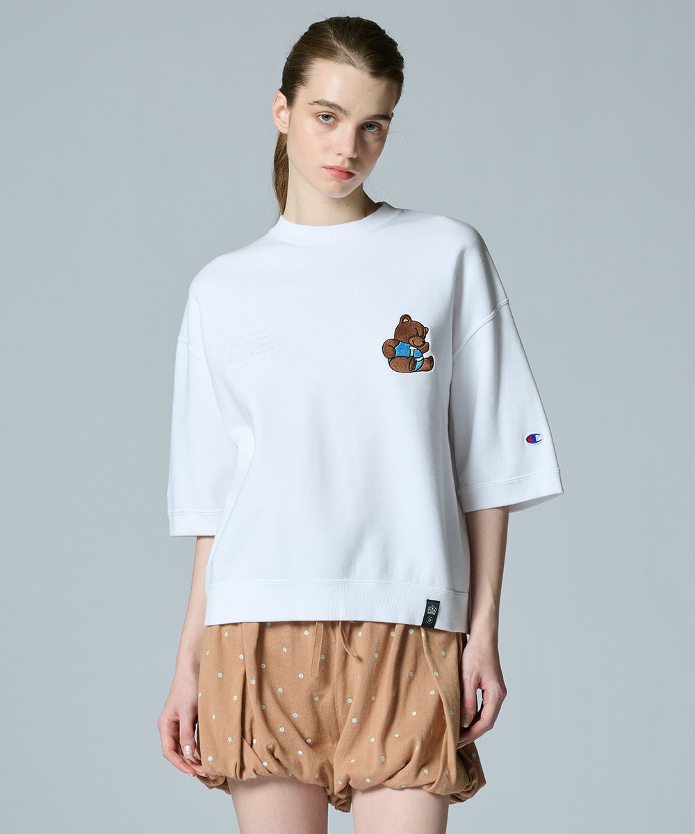 Champion×DSC/ NY Bear Embroidery Sweat