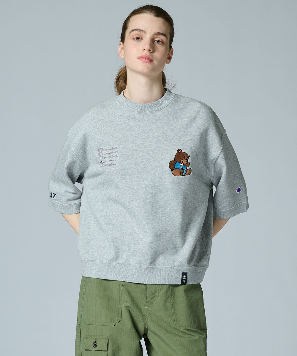 Champion×DSC/ NY Bear Embroidery Sweat