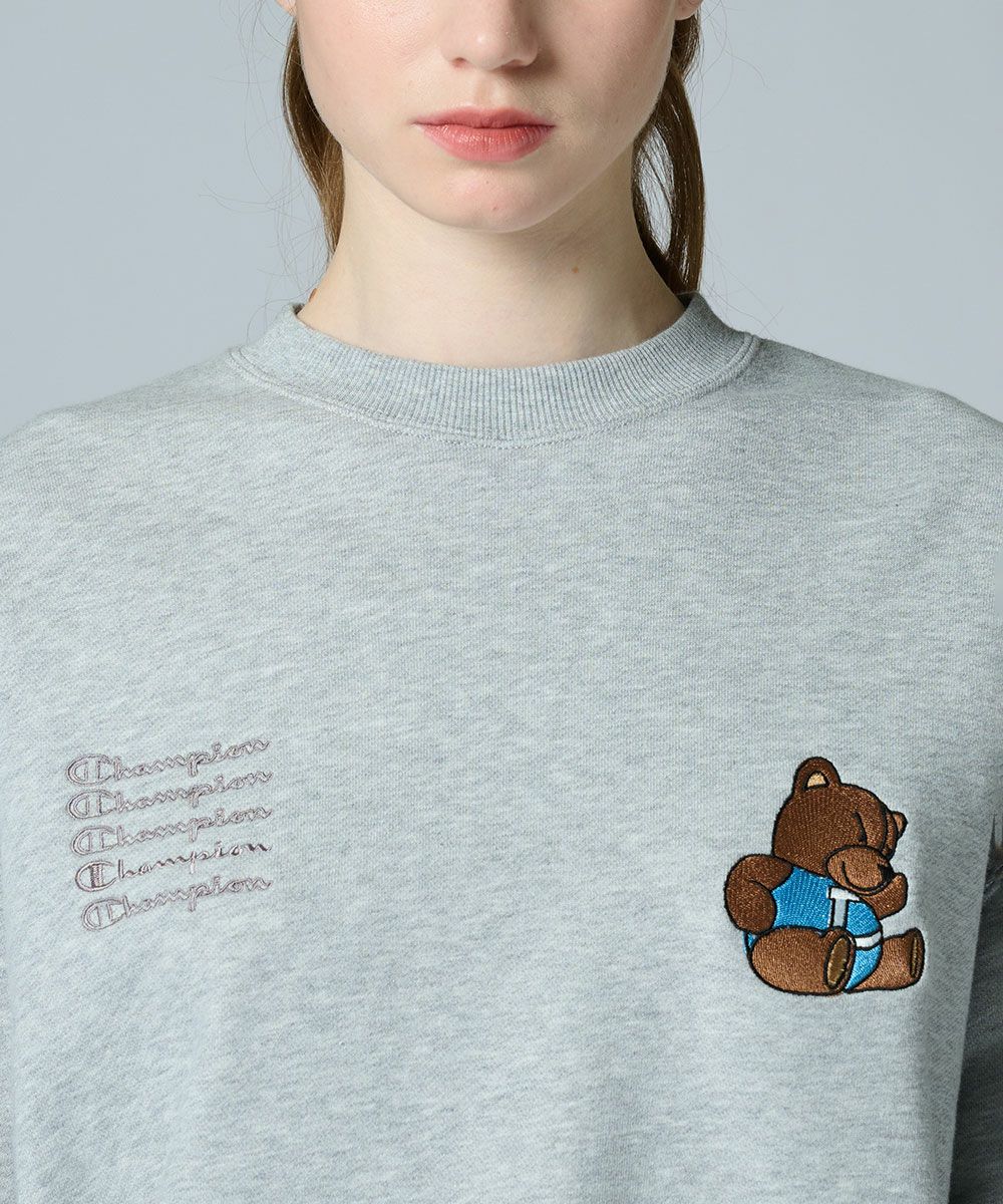Champion×DSC/ NY Bear Embroidery Sweat