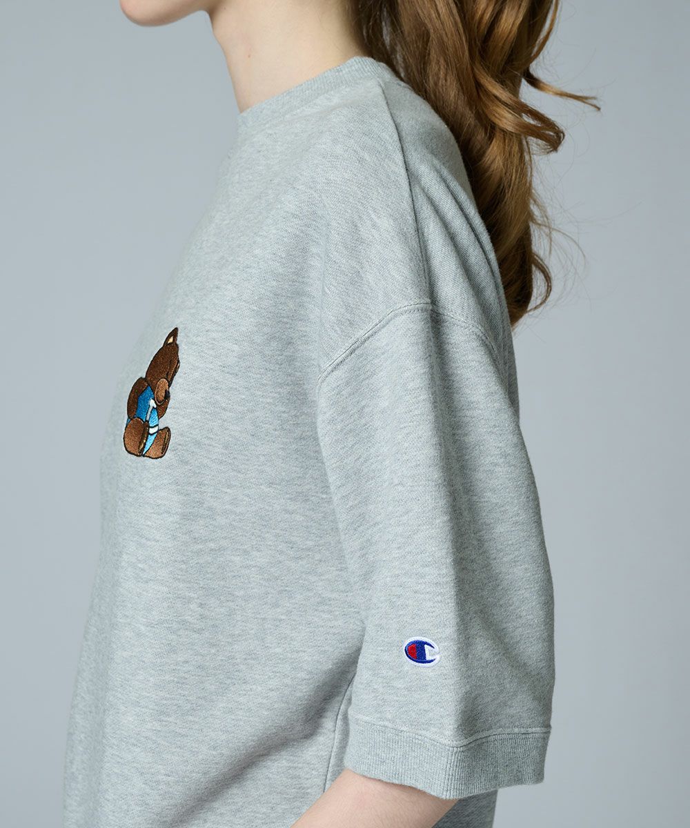Champion×DSC/ NY Bear Embroidery Sweat