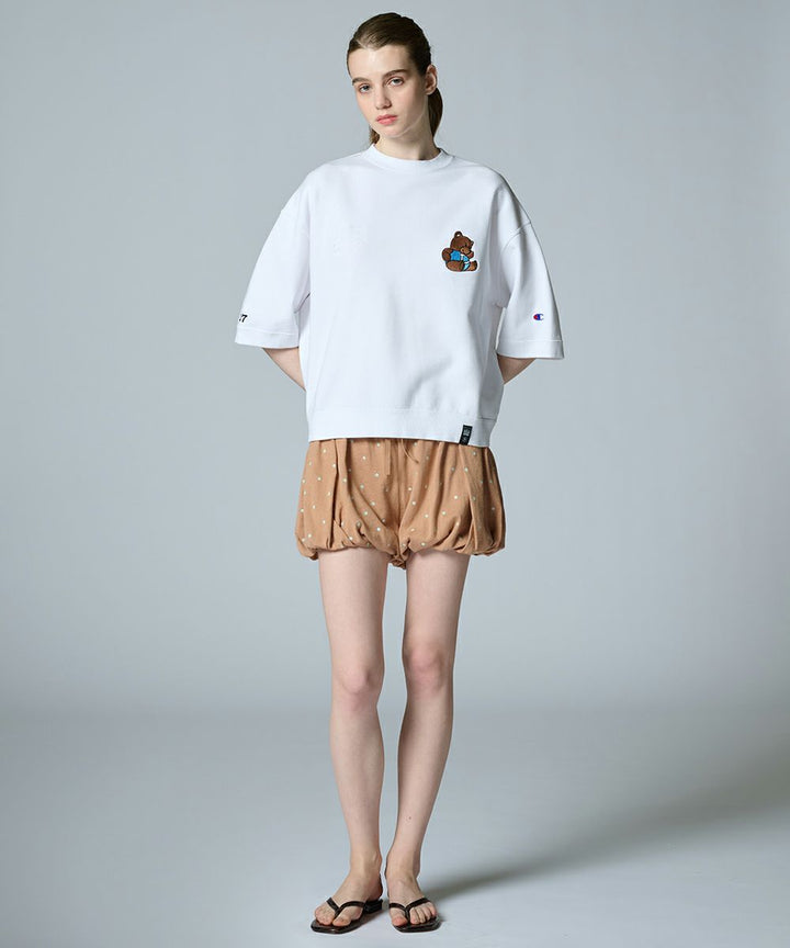 Champion×DSC/ NY Bear Embroidery Sweat