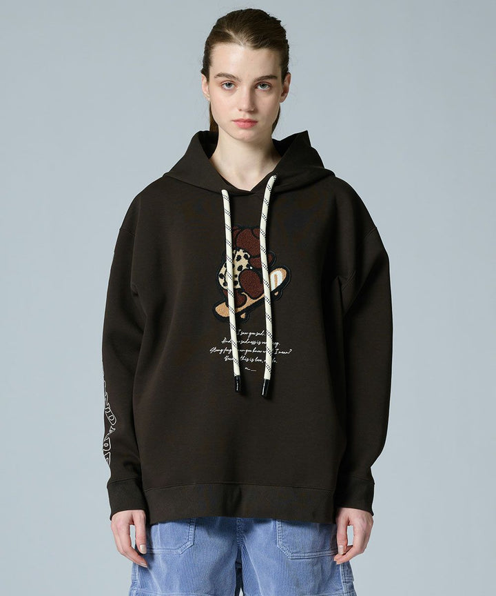 DSC / 스케이트보드 베어 골판지 니트파카(WEB한정)