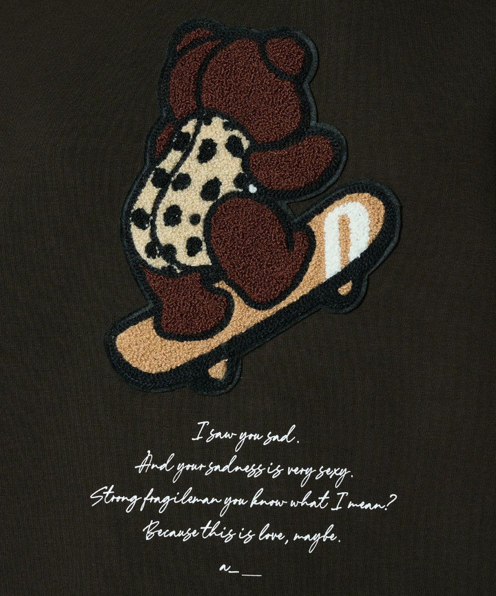 DSC / 스케이트보드 베어 골판지 니트파카(WEB한정)