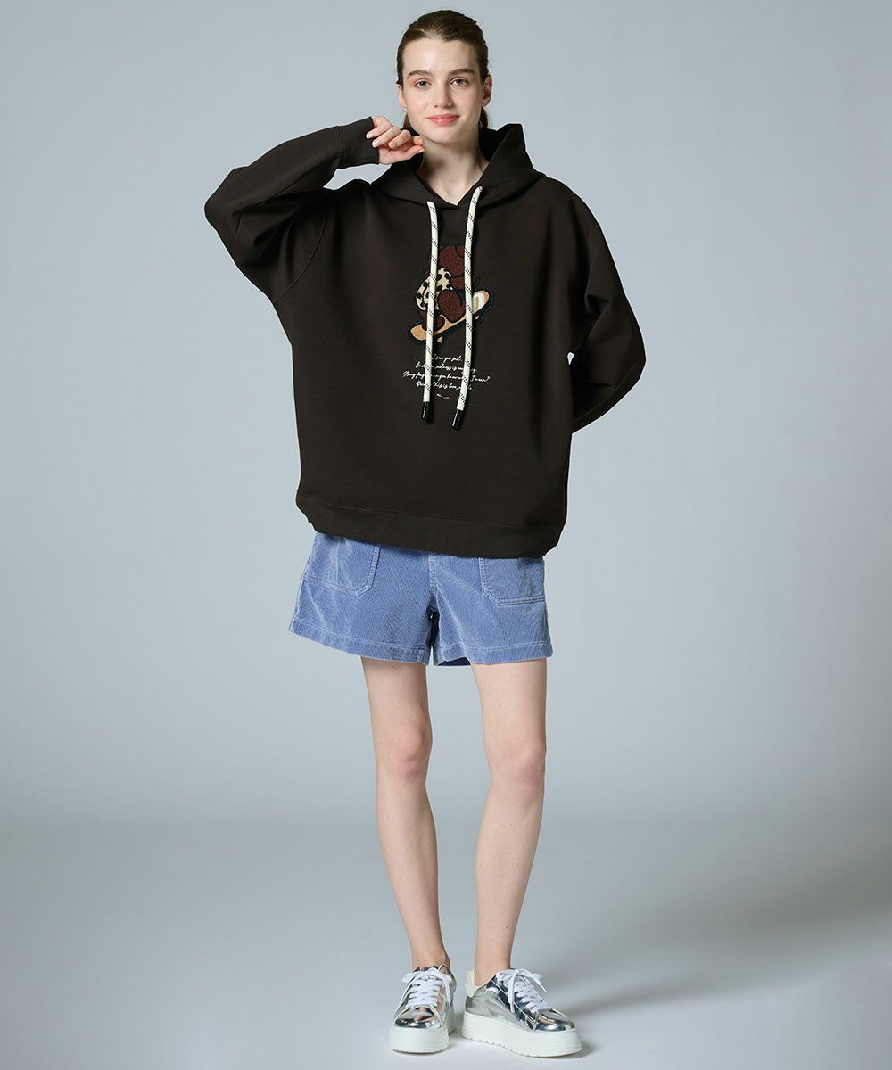 DSC / 스케이트보드 베어 골판지 니트파카(WEB한정)