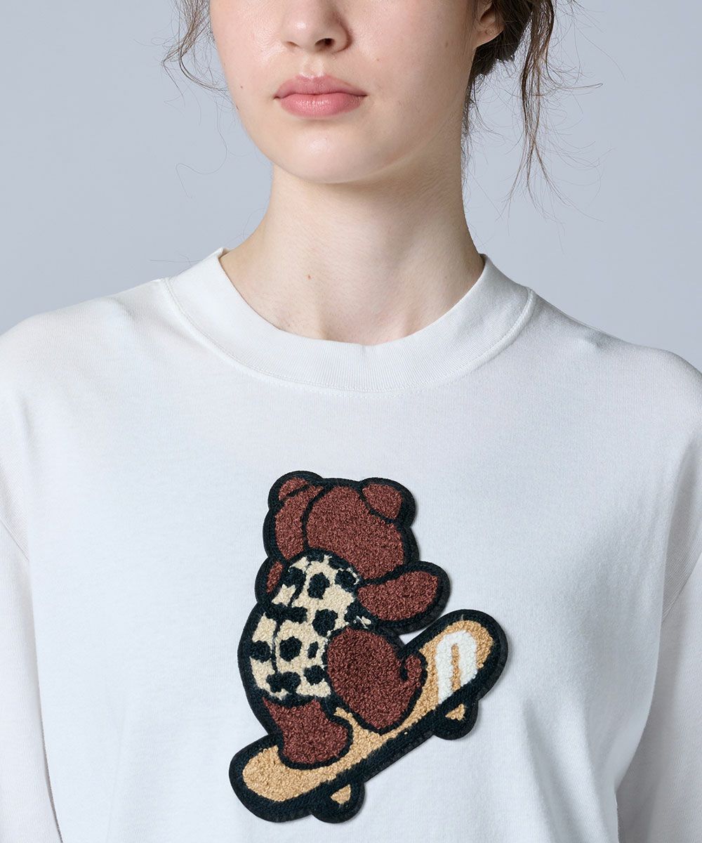 DSC / 스케이트보드 베어 와펜 롱 T셔츠(WEB한정)