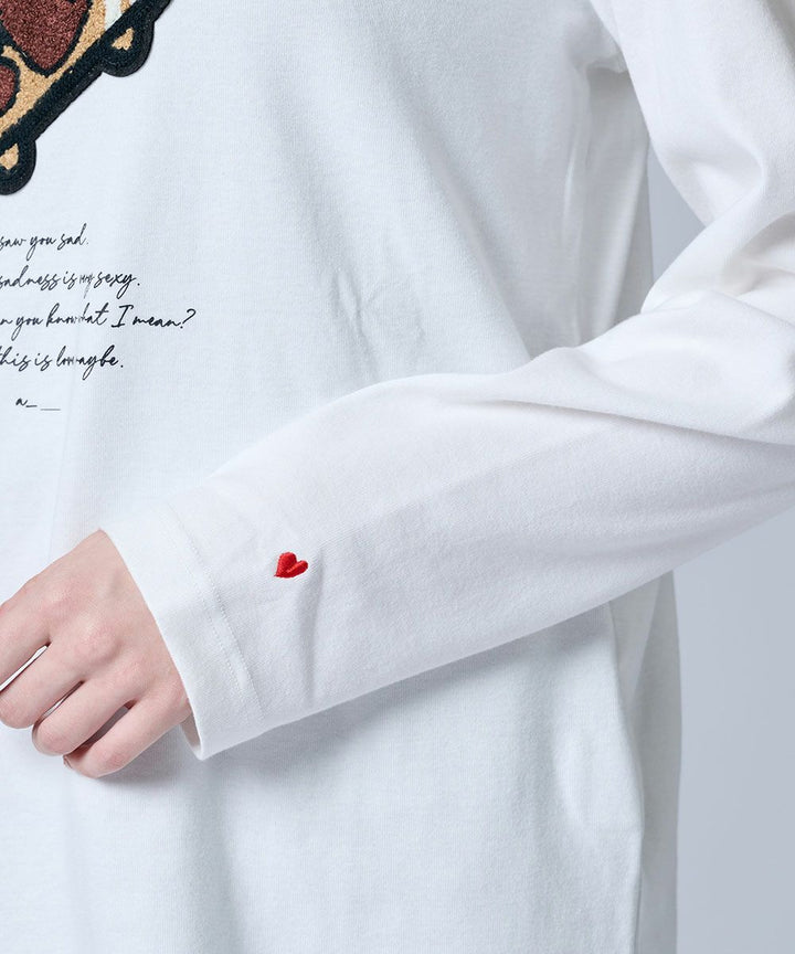 DSC / 스케이트보드 베어 와펜 롱 T셔츠(WEB한정)